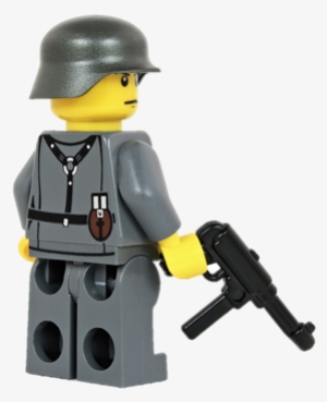 Ww2 German Soldier With Mp40 - Assault Rifle