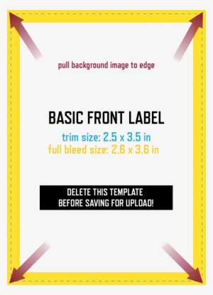 Product Templates - Wine Bottle Label Dimensions