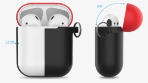 Premium Silicone Two Toned Case For Apple Airpods With