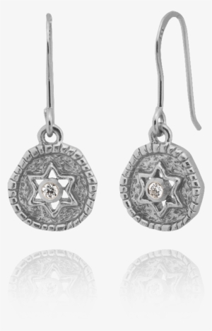 Star Earrings With Hammered Finish - 18k Gold Vermeil On Genuine Sterling Silver Hammered