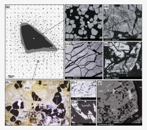 The Matrix Consists Of Pegmatitic Gabbro With Disseminated - Chromitite