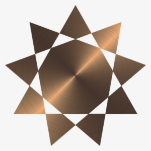 Complex Star Flat Brushed Circular Copper Metallic - Post Script Fill Color Coreldraw X5