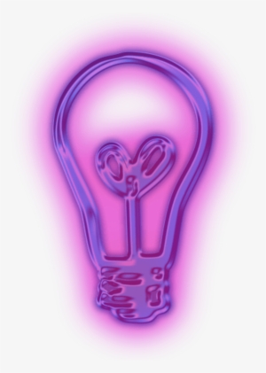Flouresente Foco Led Tumblr Neon Purple Morado Lila - Focos Png