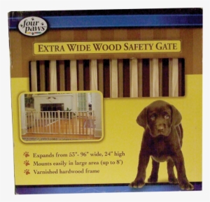 Four Paws Products Wood Pet Gate
