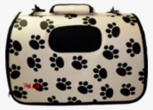 Pet Life Paw Print Airline Approved Collapsible Zippered