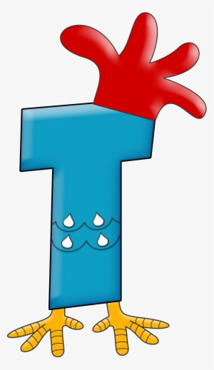 T - Letra L Galinha Pintadinha