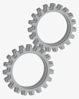 3d Extruded And Beveled Gear Vector - 3d Gear Vector Png