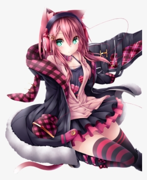 Photo - Pink Neko Girl Render
