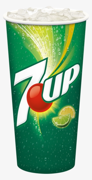 7up Paper Promo 16oz Cup - 7 Up