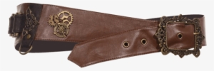 Steampunk Leather Gear Belt - Steampunk Belt