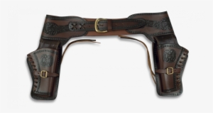 Bullet Belt With Double Holster - Cinto De Munição Png