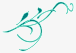 How To Set Use Green Leaf Swirl Clipart - Clip Art