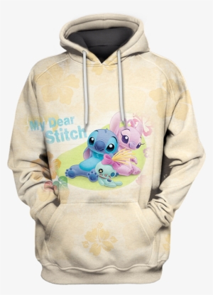 Anime Stitch Lilo Disney Hoodie 3d