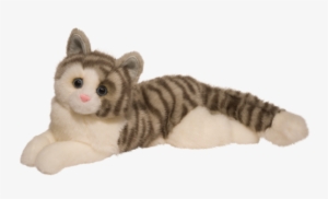 Black And White Tabby Stuffed Animal