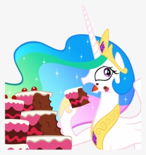 66931 Safe Solo Princess Celestia Vector Open Mouth - Celestia Cake