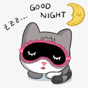 Meow The Tabby Cat Messages Sticker-3 - Good Night Line Sticker