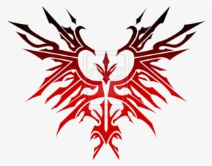 Dragon Heart Tribal V3 Red By Kuroakai Icon - Cool Guild Emblems With Transparent Background