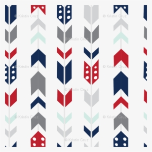 Chasing Chevron In Red Mist Navy Grey Fabric