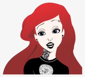 Clipart Library Disney Princess Princesas The - Ariel La Sirenita Dark