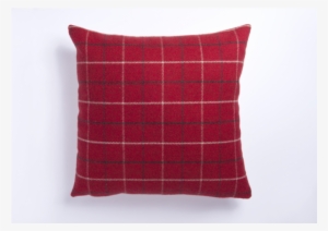 Large Highland Mist Check Cushion Cover 22in X 22in - Throw Pillow