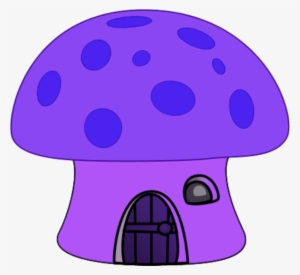 Mushroom Clipart Purple - Draw A Mushroom House