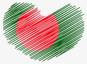 Bangladesh Heart Flag - Trinidad And Tobago Heart Flag
