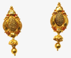 Gold Earrings - Gold Earrings Designs In 2 Grams