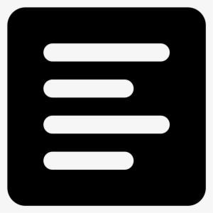 Align Text Left Icon - Icon