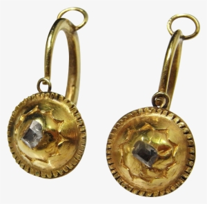 Renaissance Gold Earrings 16th Century Circa 1600 Table