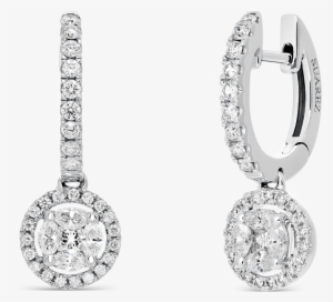 White Gold Earrings - Earring