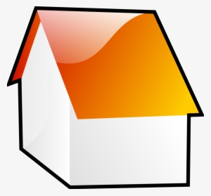 Orange House Clipart Png For Web - House Clip Art