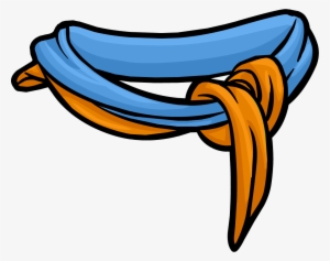 Sunset Scarf Icon - Scarf Clipart Blue Transparent