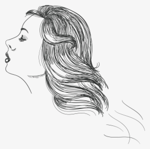 Caida - Cabello - Line Art