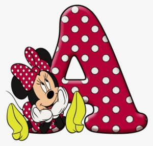 Minnie Vermelha Png - Letras Personalizadas Da Minnie
