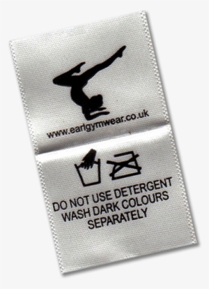 Printed Satin Label - Care Label