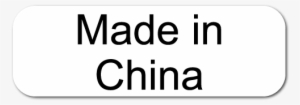 Made In China Rectangle Labels - Indaba My Children Credo Mutwa
