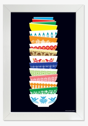 Vintage Pyrex Poster