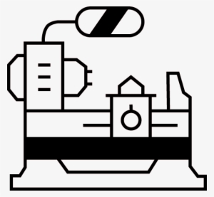 Manufacturing Icon - Lathe