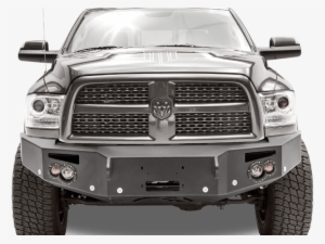 Fabfours Premium No Guard Truck Front Bumper 2010 Dodge - 2017 Ram 3500 Fab Four Front Bumper