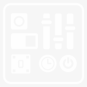 Conception Et Fabrication De Panneaux De Contrôle - Control Panel White Icon