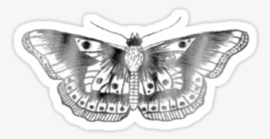 "harry Styles Butterfly Tattoo" Stickers By Imoulton - Harry Styles Butterfly Drawing
