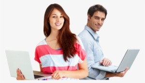 Pessoas-pc - Computer Students Images Png