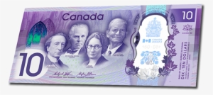 On The Face Are Four Persons Who Have Made Significant - Konami Code Canada 10 Dollar