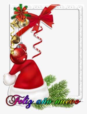 Marcos Para Fotos De Feliz Año Nuevo - Santa Claus Hat