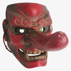 Japanese Vintage Konoha Yamabushi Tengu 天狗 Mask Of - Tengu Mask