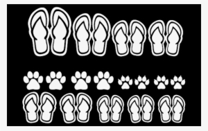 Flip Flop Family Pack $10 - Sticker