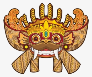 Masks Clipart Indonesian - Indonesian Culture