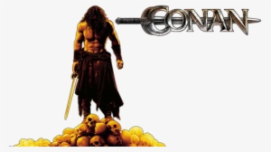 Conan The Barbarian Movie Image With Logo And Character - Cover Photo For Men
