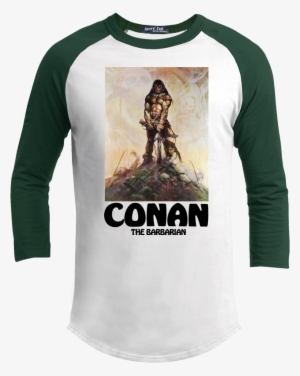 Conan The Barbarian Retro 1980 039 S Movie - Raglan Sleeve