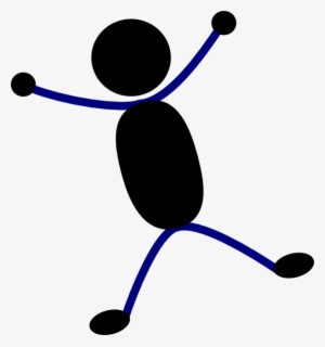 Png Small Medium Large Kids Jumping Clipart Png - Stick Man Star Jump